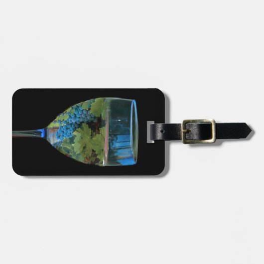 Wijn Kunst Bagagelabel (Voorkant horizontaal)