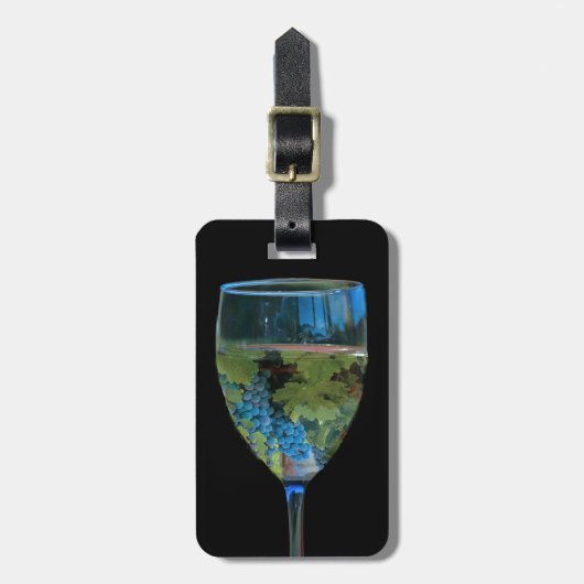 Wijn Kunst Bagagelabel (Voorkant verticaal)