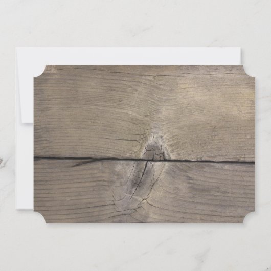 Wijn kurk hart bruiloft uitnodigen kaart (Achterkant)