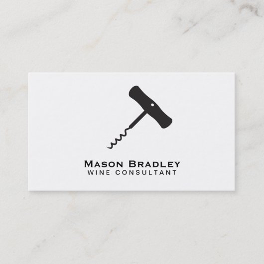 Wijn | KURKENTREKKER Visitekaartje (Voorkant)