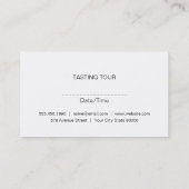 Wijn | KURKENTREKKER Visitekaartje (Achterkant)