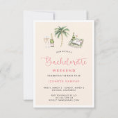 Wijn Land Bachelorette Weekend Itinerary Kaart (Voorkant)