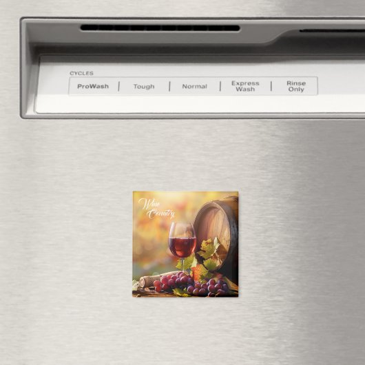 Wijn Land druiven magneet (Insitu (Vaatwasser))