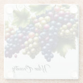 Wijn Land Glas Onderzetter (Achterkant)