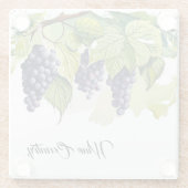 Wijn Land Glas Onderzetter (Achterkant)