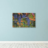 Wijn Land Kunst Canvas Wijngaard Afdruk (Insitu (Houten vloer))