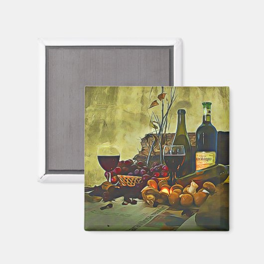 Wijn Land Magnet (Voorkant / Achterkant)