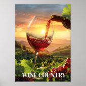 Wijn Land Poster (Voorkant)