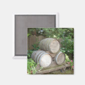 Wijn Land Wijn Vaten Magneet (Voorkant / Achterkant)