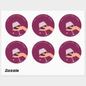 Wijn leest geen andere Sticker (Vel)