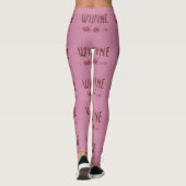 Wijn Leggings (Achterkant)