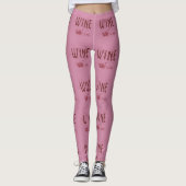 Wijn Leggings (Voorkant)