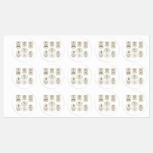 Wijn-Logo Labels (Vel)