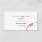 Wijn-Logo | Partij Confetti Visitekaartje (Achterkant)