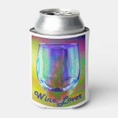 Wijn Lover Blikjeskoeler (Blikje Voorkant)