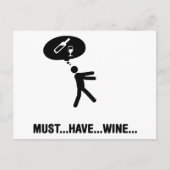 Wijn Lover Briefkaart (Voorkant)