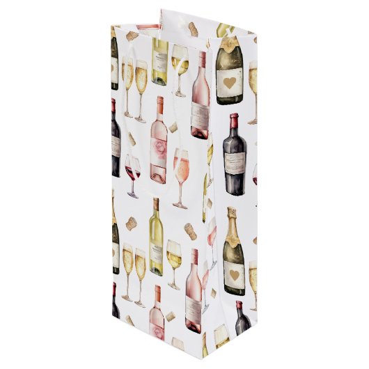 Wijn Lover Cadeautas (Achterkant Gekanteld)