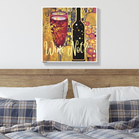 Wijn Lover Canvas Afdruk (Insitu (Slaapkamer))