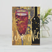 Wijn Lover Feestdagenkaart (Staand voorkant)