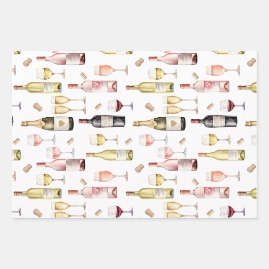 Wijn Lover Inpakpapier Vel (Voorkant 3)