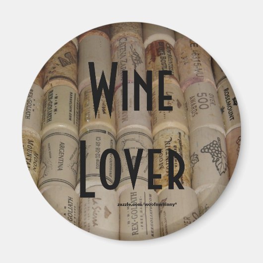 Wijn Lover Magneet (Voorkant)