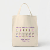 WIJN LOVER-Napa Valley, CA Tote Bag (Voorkant)