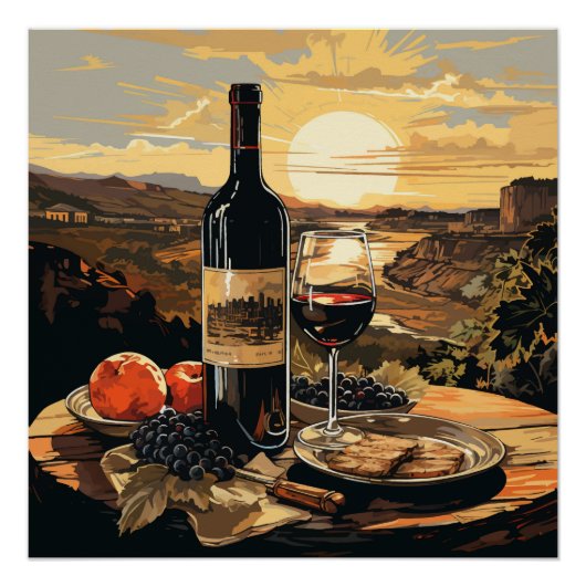 Wijn Lover Perfect Poster (Voorkant)