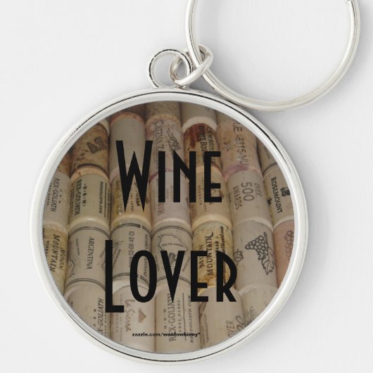 Wijn Lover Sleutelhanger (Voorkant)