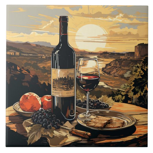 Wijn Lover Tegeltje (Voorkant)