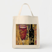 Wijn Lover Tote Bag (Voorkant)