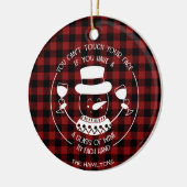 Wijn Lovers Funny 2020 Covid Pandemic Kerstmis Keramisch Ornament (Links)