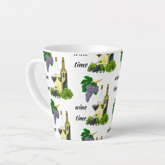 Wijn Lovers Housewarming Gift Idea Latte Mok (Linkerhoek)