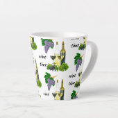 Wijn Lovers Housewarming Gift Idea Latte Mok (Rechterhoek)