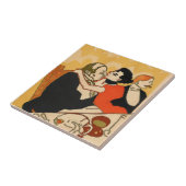 Wijn maakt je een handige Tegel Tegeltje (Zijkant)