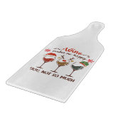 Wijn maakt me gelukkig snijplank (Hoek)