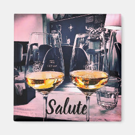 Wijn Magnet met Italiaans woord voor Cheers