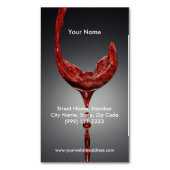 Wijn Magnetisch Visitekaartje (Voorkant Verticaal)