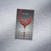 Wijn Magnetisch Visitekaartje (Voorbeeld)