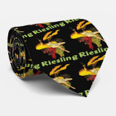Wijn Maid Riesling Print, Stropdas (Opgerold)
