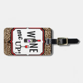 Wijn me omhoog! bagagelabel (Voorkant horizontaal)