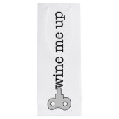 Wijn me op Gift Bag Cadeautas (Achterkant)