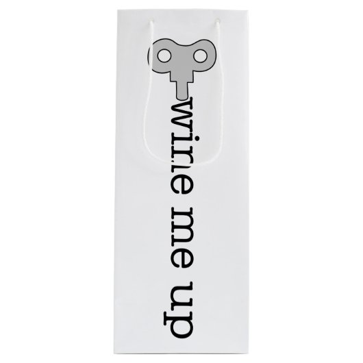 Wijn me op Gift Bag Cadeautas (Voorkant)