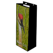 Wijn meer wijn minder grappige sand Hill Crane Cadeautas (Voorkant Gekanteld)