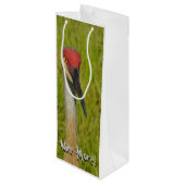 Wijn meer wijn minder grappige sand Hill Crane Wijn Cadeautas (Achterkant Gekanteld)