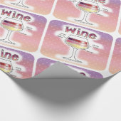 WIJN, MEER WIJN, NOG MEER WIJN CADEAUPAPIER (Hoek)