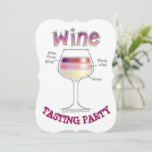 WIJN, MEER WIJN, ZELFS MEER INVITATIES VAN DE WIJN KAART (Staand voorkant)