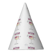 WIJN, MEER WIJN, ZELFS MEER WIJN FEESTHOEDJES (Rechts)