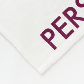 WIJN, MEER WIJN, ZELFS MEER WIJN FLEECE DEKEN (Hoek)