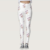 WIJN, MEER WIJN, ZELFS MEER WIJN LEGGINGS (Voorkant)