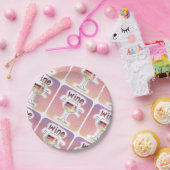 WIJN, MEER WIJN, ZELFS MEER WIJN PAPIEREN BORDJE (Feest)